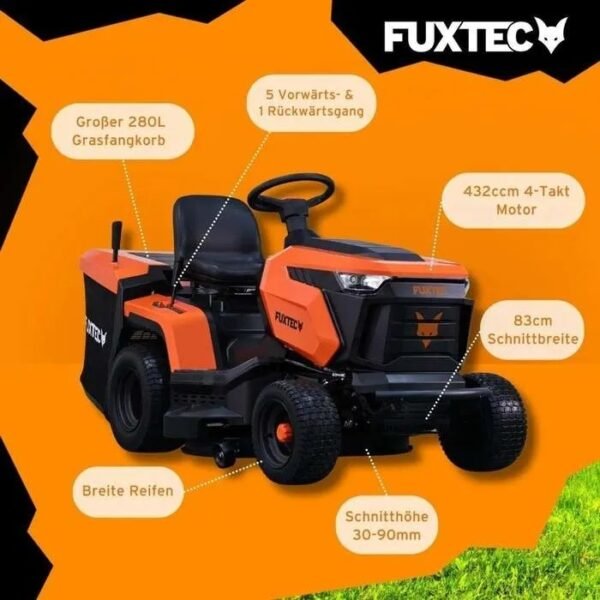 FUXTEC FX-RMT84M Rasentraktor