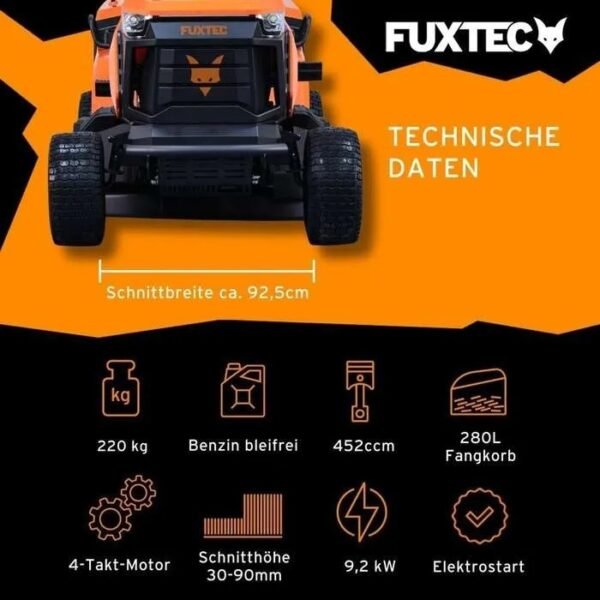 FUXTEC FX-RMT92A Rasentraktor