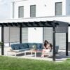 Yamba 1016 | Metall Pergola mit Sonnensegel | 3x5 m