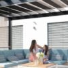 Yamba 1016 | Metall Pergola mit Sonnensegel | 3x5 m