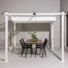 Lazio Pergola | Aluminium Terrassen Überdachung | 3x3 | weiß