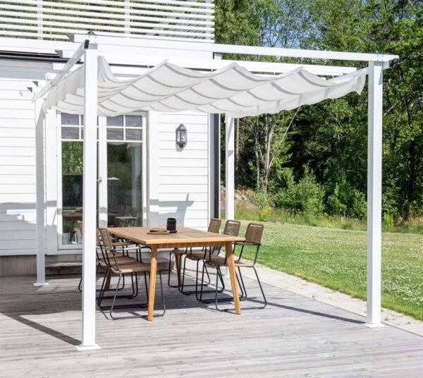 WEDEBAU-006_Venture_Home_Pergola (2) Pergola Lazio | Toile en aluminium | 90 x 120 cm | Blanche
