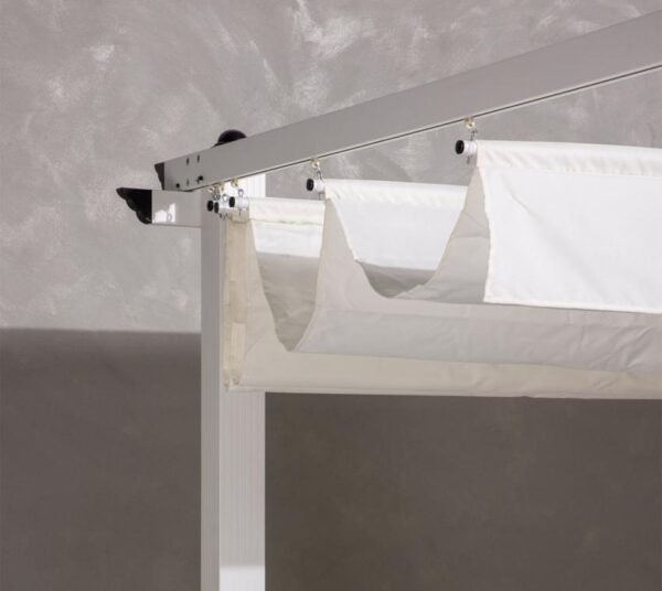 Lazio Pergola | Aluminium Terrassen Überdachung | 3x3 | weiß