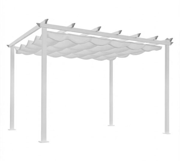 WEDEBAU-006_Venture_Home_Pergola (3) Pergola Lazio | Toile en aluminium | 90 x 120 cm | Blanche