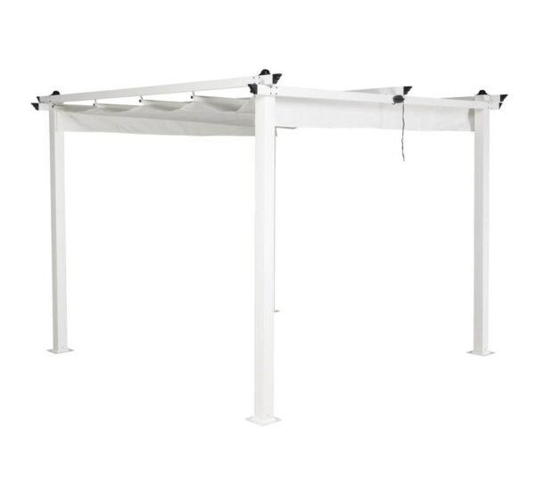 Lazio Pergola | Aluminium Terrassen Überdachung | 3x3 | weiß