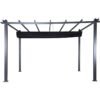 WEDEBAU-408_Venture_Home_Pergola (1) Lazio Pergola | Aluminium Terrassen Überdachung | 3x3 | schwarz