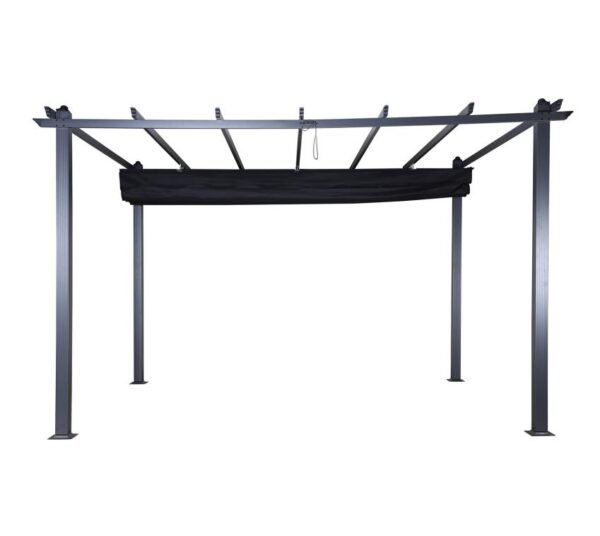 WEDEBAU-408_Venture_Home_Pergola (1) Lazio Pergola | Aluminium Terrassen Überdachung | 3x3 | schwarz