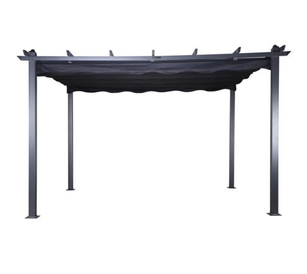 WEDEBAU-408_Venture_Home_Pergola (2) Lazio Pergola | Aluminium Terrassen Überdachung | 3x3 | schwarz