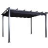 WEDEBAU-408_Venture_Home_Pergola (3) Lazio Pergola | Aluminium Terrassen Überdachung | 3x3 | schwarz