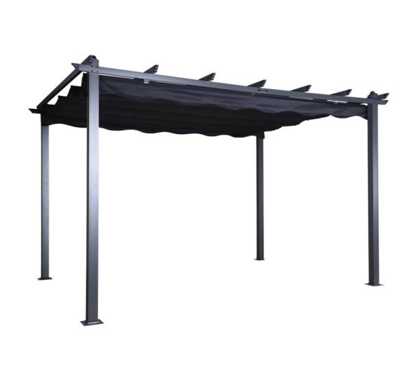 WEDEBAU-408_Venture_Home_Pergola (3) Lazio Pergola | Aluminium Terrassen Überdachung | 3x3 | schwarz