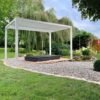 B-WARE Metall Pergola Novara 1012 | Weiß | 360x300x231 cm