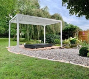 WEDEBAU-IMG-20210821-WA0027-B-B B-WARE Metall Pergola Novara 1012 | Weiß | 360x300x231 cm