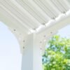 B-WARE Metall Pergola Novara 1012 | Weiß | 360x300x231 cm