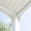 B-WARE Metall Pergola Novara 1012 | Weiß | 360x300x231 cm