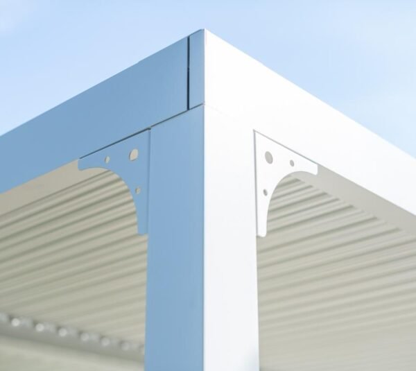 B-WARE Metall Pergola Novara 1012 | Weiß | 360x300x231 cm