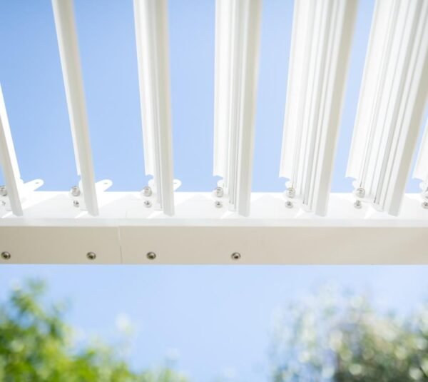 B-WARE Metall Pergola Novara 1012 | Weiß | 360x300x231 cm