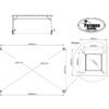 B-WARE Aluminium Pergola Florenz 1116 | Holzoptik dunkelbraun/braun | 350x505x236 cm