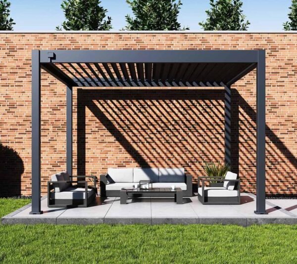 Grand Tuscan 1012 | Aluminium Pergola mit Lamellendach | 3x4 m