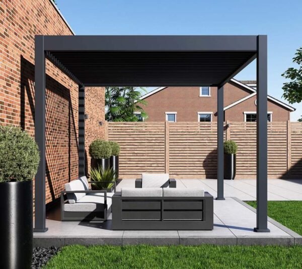 Grand Tuscan 1012 | Aluminium Pergola mit Lamellendach | 3x4 m