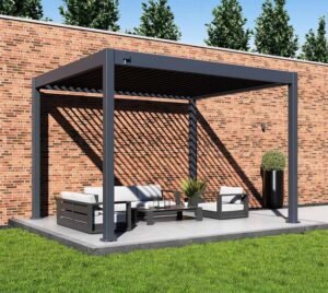 WEDEBAU_Paragon_Grand_Tuscan_10x Grand Tuscan 1012 | Aluminium Pergola mit Lamellendach | 3x4 m