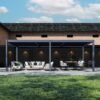 Grand Tuscan 1224 | Aluminium Pergola mit Lamellendach | 4x7 m