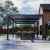 Grand Tuscan 1224 | Aluminium Pergola mit Lamellendach | 4x7 m