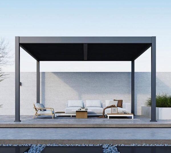 WEDEBAU_Paragon_Grand_Tuscan_12x (2) Grand Tuscan 1214 | Aluminium Pergola mit Lamellendach | 4x4 m