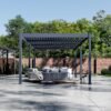 Grand Tuscan 1224 | Aluminium Pergola mit Lamellendach | 4x7 m