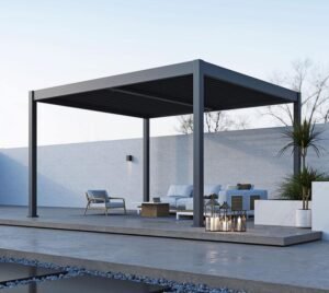 WEDEBAU_Paragon_Grand_Tuscan_12x Grand Tuscan 1214 | Aluminium Pergola mit Lamellendach | 4x4 m