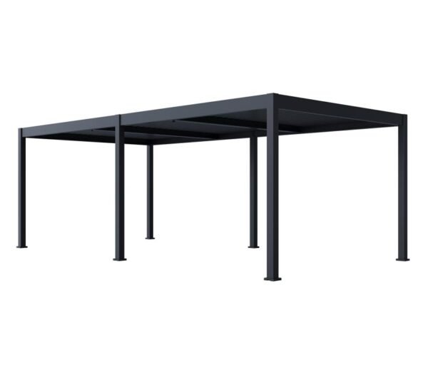 Grand Tuscan 1224 | Aluminium Pergola mit Lamellendach | 4x7 m