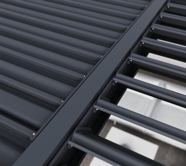 Grand Tuscan 1224 | Aluminium Pergola mit Lamellendach | 4x7 m