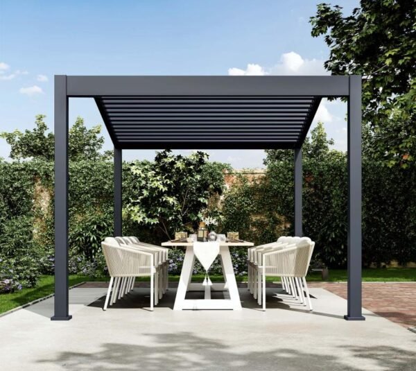 Icon 1013 | Aluminium Pergola mit Lamellendach | 3x4 m