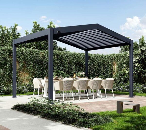 Icon 1013 | Aluminium Pergola mit Lamellendach | 3x4 m