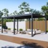 Grand Tuscan 1220 | Aluminium Pergola mit Lamellendach | 4x6 m