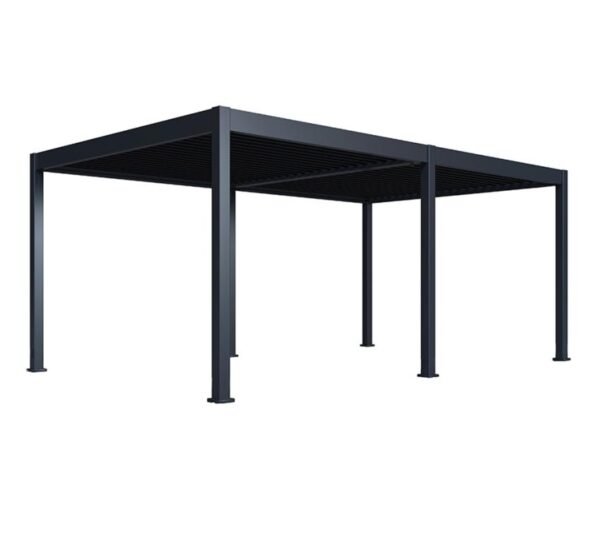 Grand Tuscan 1220 | Aluminium Pergola mit Lamellendach | 4x6 m