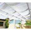 Aluminium Pergola Florenz 1116 | Weiß/Weiß | 350x505x236 cm