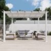 Aluminium Pergola Florida 1111 | Weiß | 350x350x235 cm