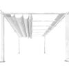 Aluminium Pergola Florida 1111 | Weiß | 350x350x235 cm