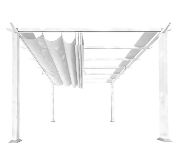 Aluminium Pergola Florida 1111 | Weiß | 350x350x235 cm