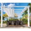 Aluminium Pergola Florida 1111 | Weiß | 350x350x235 cm