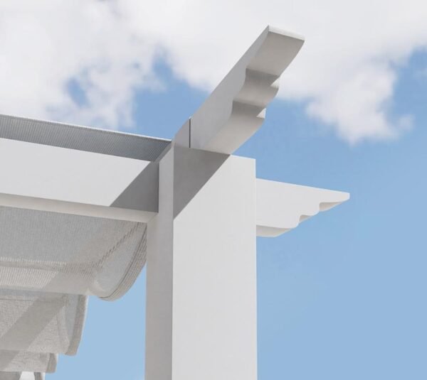 Aluminium Pergola Florida 1111 | Weiß | 350x350x235 cm