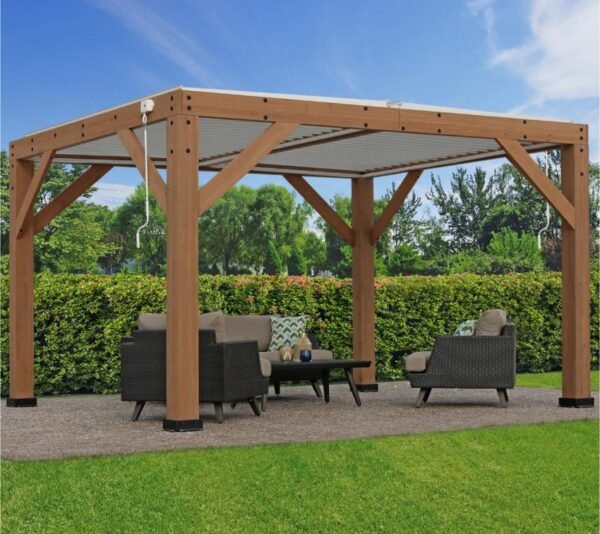 B-WARE Karl 1311 | Pergola mit Lamellendach Karl | 4x3 m