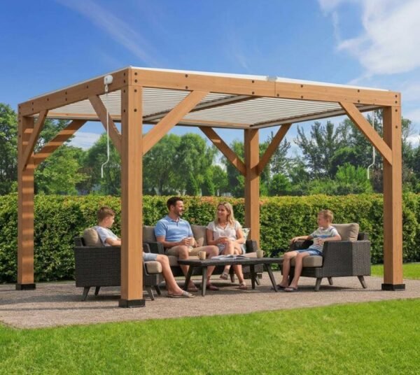 Karl 1311 | Pergola mit Lamellendach Karl | 4x3 m