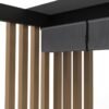 Lito 1012 | freistehende Pergola 3x3,5 mit Sonnensegel | Holzoptik
