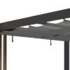 Lito 1012 | freistehende Pergola 3x3,5 mit Sonnensegel | Holzoptik