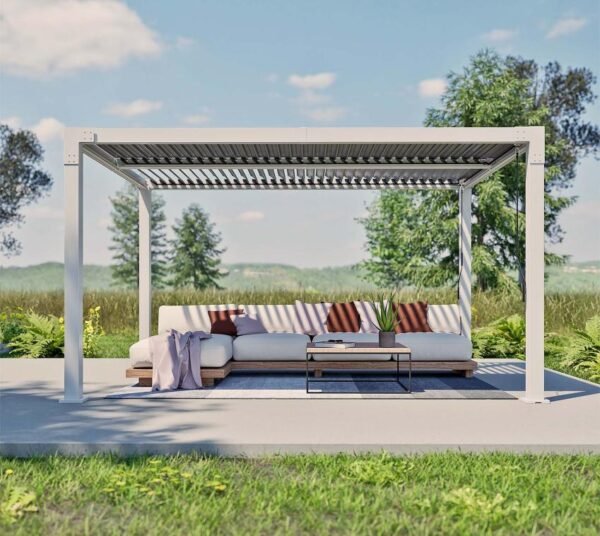 Hana 1013 | Aluminium Pergola mit Lamellendach | 3x4 m