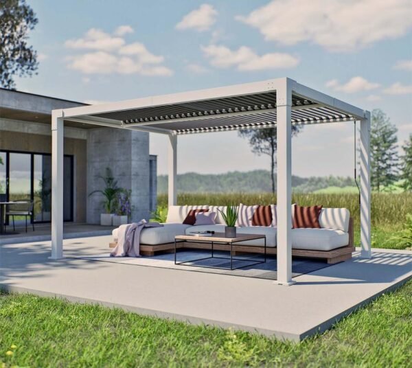 Hana 1013 | Aluminium Pergola mit Lamellendach | 3x4 m